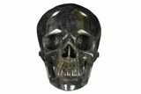 Realistic, Carved Smoky Quartz Crystal Skull #151171-1